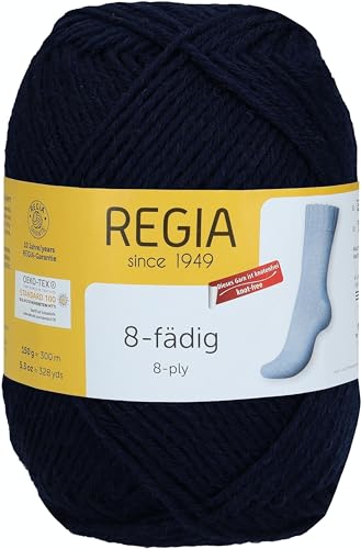 Regia Schachenmayr 8-Fädig, 150G Marine Handstrickgarne von Regia