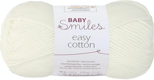 Schachenmayr Baby Smiles Easy Cotton, 50G weiß Handstrickgarne von Schachenmayr since 1822