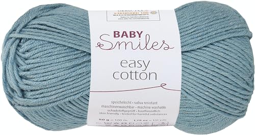 Schachenmayr Baby Smiles Easy Cotton, 50G Denim Handstrickgarne von Schachenmayr since 1822