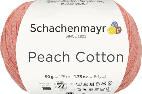 Schachenmayr 9807371-00126 Handstrickgarne, 60% Baumwolle, 40% Polyacryl, Coral, onesize Schachenmayr 9807371-00126 Handstrickgarne, 60% Baumwolle, 40% Polyacryl, Coral, onesize von Schachenmayr since 1822