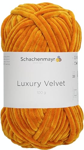 Schachenmayr Luxury Velvet, 9807592-00022, Farbe: Bee, 100g, Handstrickgarne von Schachenmayr since 1822