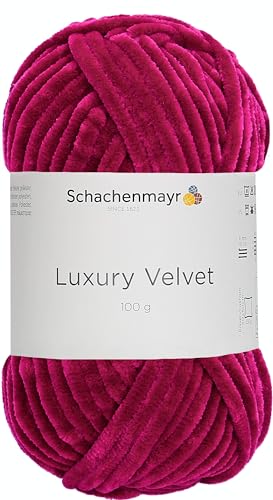 Schachenmayr Luxury Velvet, 100G Cherry Handstrickgarne von Schachenmayr since 1822