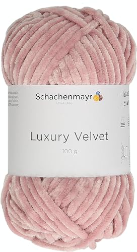 Schachenmayr Luxury Velvet, 100G Rose Handstrickgarne von Schachenmayr since 1822