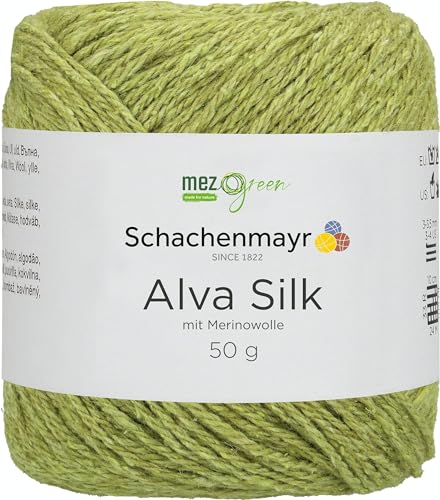 Schachenmayr Alva Silk, 50G Apfel Handstrickgarne von Schachenmayr since 1822