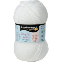 Schachenmayr Baby Smiles Bravo Baby 185 - Weiß, Farbe 1001 von Schachenmayr