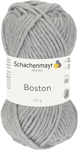 Schachenmayr Boston, 50G hellgrau meliert Handstrickgarne von Schachenmayr since 1822