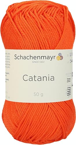 Schachenmayr 9801210-00189 Handstrickgarn, 100% Baumwolle, jaffa, 11,5 x 5,2 x 6 cm, 50 von Schachenmayr since 1822