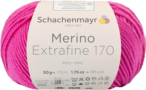 Schachenmayr Merino Extrafine 170, 50G pink Handstrickgarne von Schachenmayr since 1822
