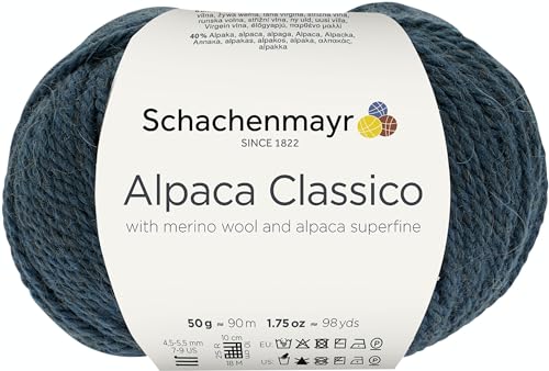 Schachenmayr Alpaca Classico, 50G denim Handstrickgarne von Schachenmayr since 1822
