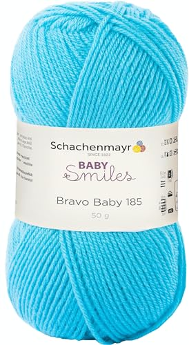 Schachenmayr Baby Smiles Bravo Baby 185 9801212-01065 türkis Handstrickgarn, Häkelgarn, Babygarn von Schachenmayr since 1822