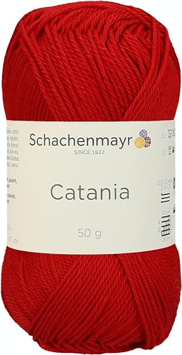 Schachenmayr Catania, 50G signalrot Handstrickgarne von Schachenmayr since 1822