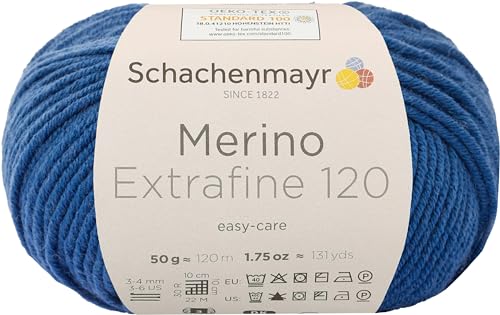 Schachenmayr Merino Extrafine 120, 50G Jeans Handstrickgarne von Schachenmayr since 1822