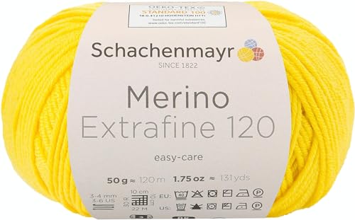 Schachenmayr Merino Extrafine 120, 50G löwenzahn Handstrickgarne von Schachenmayr since 1822