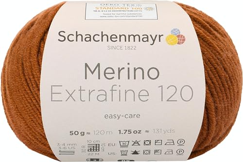 Schachenmayr Merino Extrafine 120, 50G Maroon Handstrickgarne von Schachenmayr since 1822