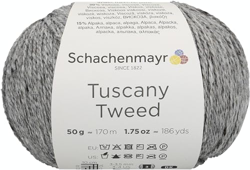 Schachenmayr Tuscany Tweed, 50G hellgrau Handstrickgarne von Schachenmayr since 1822