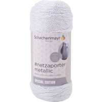 Schachenmayr #netzaporter metallic - Polar White von Weiß