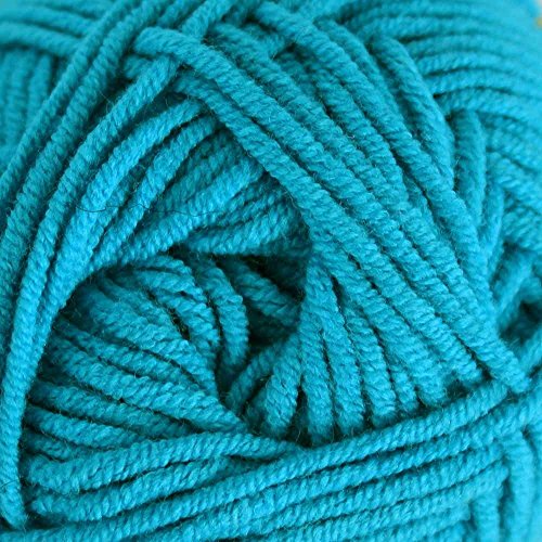 Scheepjes 1592-2511 Softfun Baumwolle Garn, 2511 Dark Turquoise, 1x50g von Scheepjes