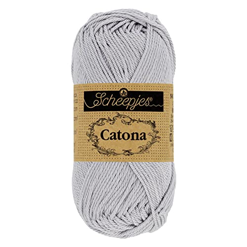 Scheepjes - Scheepjes 074 Quecksilber Catona Garn - 10x50g von Scheepjes