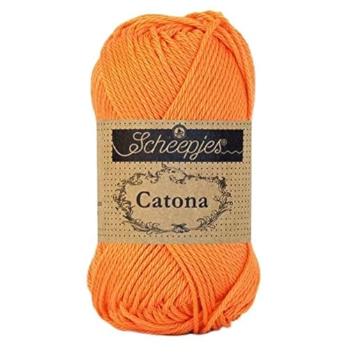 Scheepjes - Scheepjes 386 Pfirsich Catona Garn - 1x50g von Scheepjes