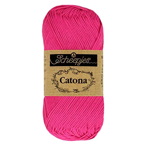 Scheepjes - Scheepjes 604 Neón Rosa Catona Hilo - 1x50g von Scheepjes