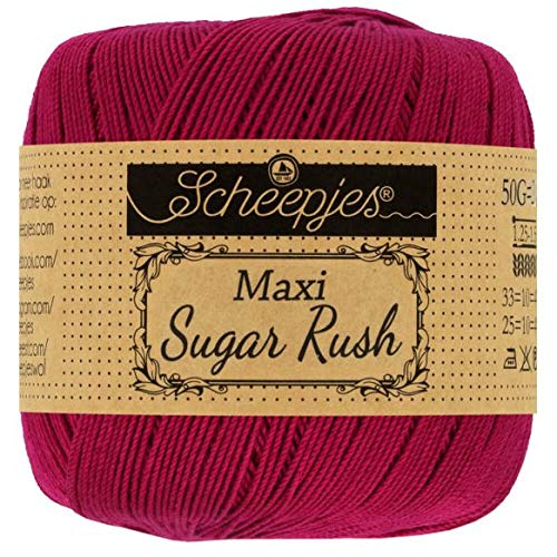 Scheepjes - Scheepjes 517 Rubin Maxi Zucker Eilen Garn - 1x50g von Scheepjes