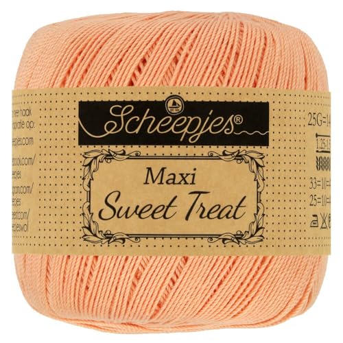 Scheepjes - Scheepjes Maxi Sweet Treat 414 Lachs Garn - 1x25g von Scheepjes