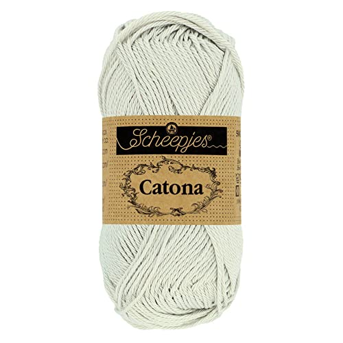 Scheepjes - Scheepjes 172 Licht Silber Catona Garn - 1x10g von Scheepjes