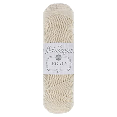 Scheepjes - Scheepjes 089 Nr.12 Legacy Mercerisiert Cotton Garn - 1x100g von Scheepjes