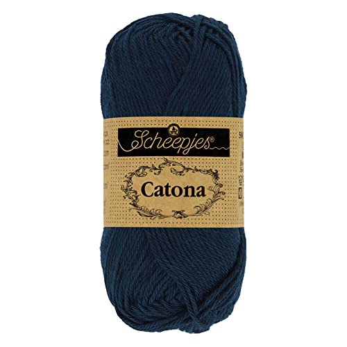 Scheepjes - Scheepjes 124 Ultramarin Catona Garn - 10x50g von Scheepjes