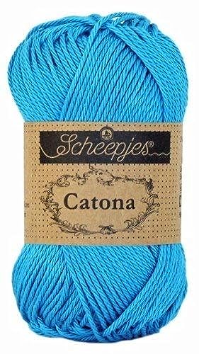 Scheepjes - Scheepjes 146 Lebendig Blau Catona Garn - 1x50g von Scheepjes