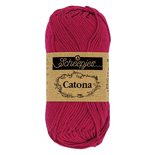 Scheepjes - Scheepjes 192 Scharlach Catona Garn - 1x50g von Scheepjes