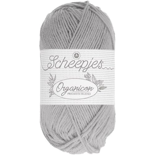 Scheepjes - Scheepjes 203 Gefrostet Silber Organicon Garn - 1x50g von Scheepjes