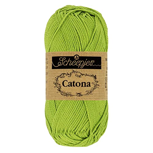 Scheepjes - Scheepjes 205 Kiwi Catona Garn - 10x10g von Scheepjes