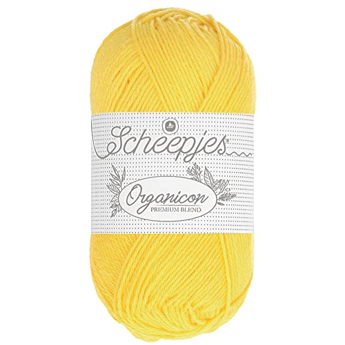 Scheepjes - Scheepjes 211 Sanft Primel Organicon Garn - 5x50g von Scheepjes