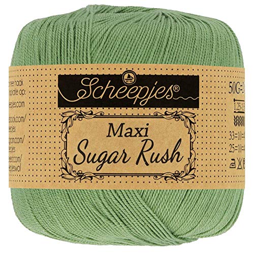 Scheepjes - Scheepjes 212 Salbei Grün Maxi Zucker Eilen Garn - 1x50g von Scheepjes