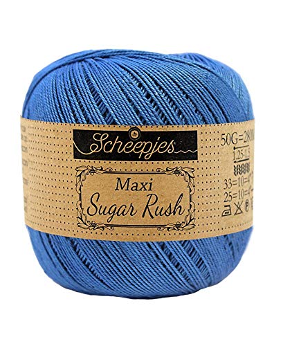 Scheepjes - Scheepjes 215 Königlich Blau Maxi Zucker Eilen Garn - 1x50g von Scheepjes