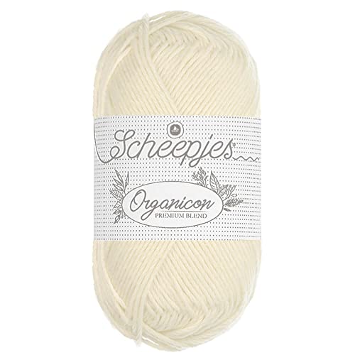 Scheepjes - Scheepjes 220 Gebrochen Mandel Organicon Garn - 1x50g von Scheepjes