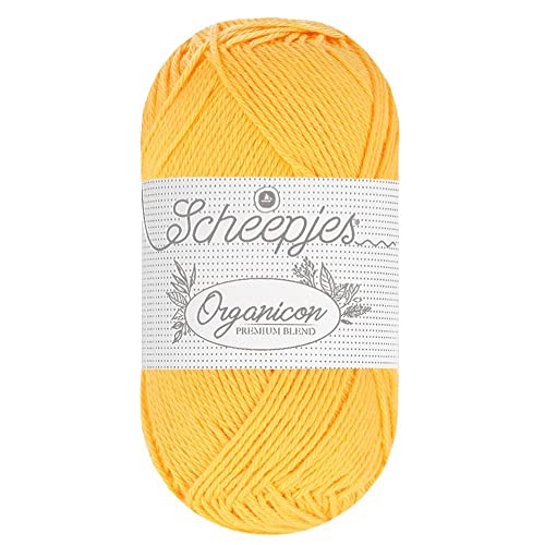 Scheepjes - Scheepjes 238 Glücklich Sonnenblume Organicon Garn - 1x50g von Scheepjes