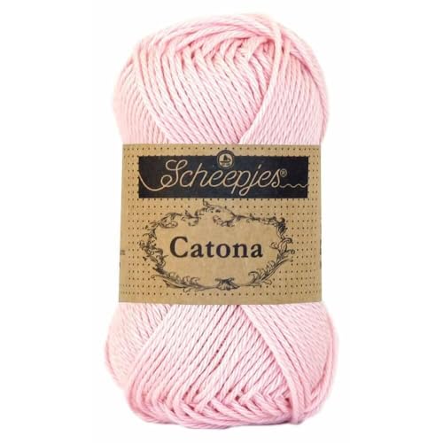 Scheepjes - Scheepjes 238 Pulver Rosa Catona Garn - 1x50g von Scheepjes