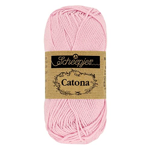 Scheepjes - Scheepjes 246 Eisig Rosa Catona Garn - 10x50g von Scheepjes