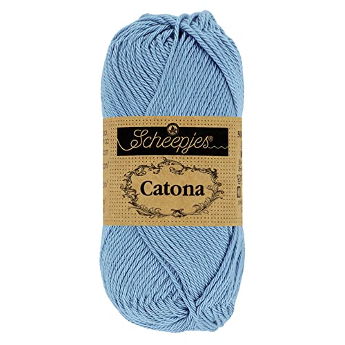 Scheepjes - Scheepjes 247 Bluebird Catona Garn - 10x10g von Scheepjes