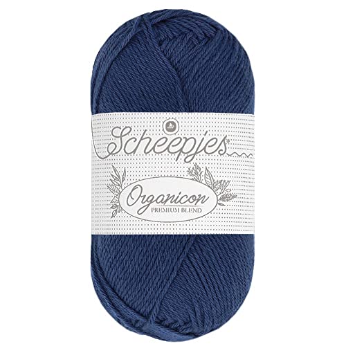 Scheepjes - Scheepjes 251 Ägäisch Blau Organicon Garn - 1x50g von Scheepjes