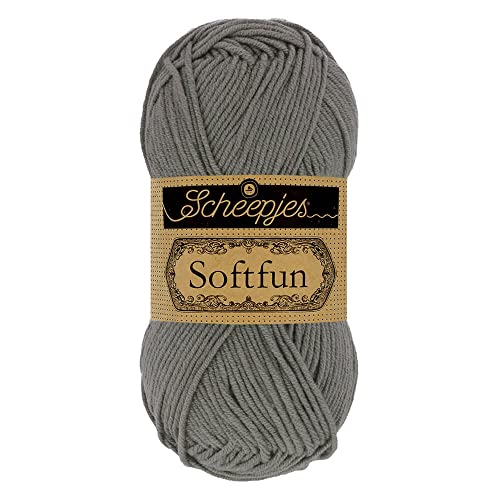 Scheepjes 1592-2510_2 Softfun Baumwolle Garn, 10x50g, 10 Count von Scheepjes