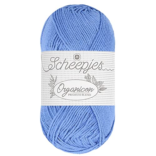 Scheepjes - Scheepjes 253 Kornblume Organicon Garn - 1x50g von Scheepjes