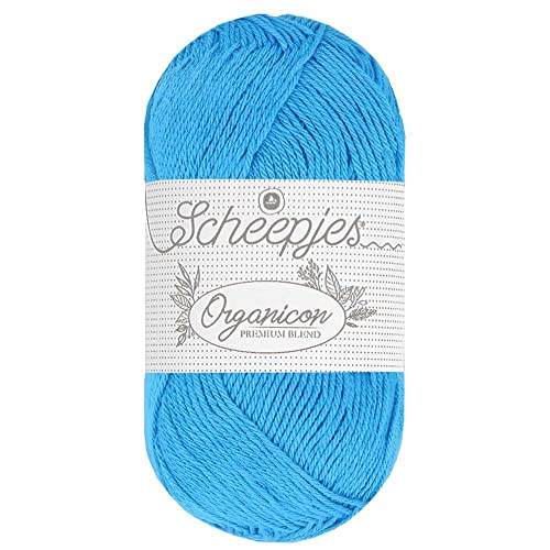 Scheepjes - Scheepjes 267 Kitzlig Türkis Organicon Garn - 1x50g von Scheepjes