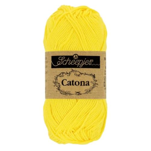 Scheepjes - Scheepjes 280 Zitrone Catona Garn - 1x50g von Scheepjes