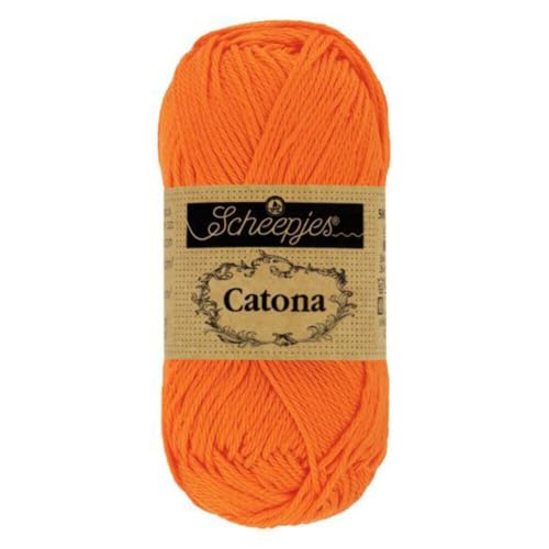 Scheepjes - Scheepjes 281 Mandarine Catona Garn - 1x50g von Scheepjes