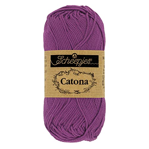 Scheepjes - Scheepjes 282 Ultraviolett Catona Garn - 10x50g von Scheepjes