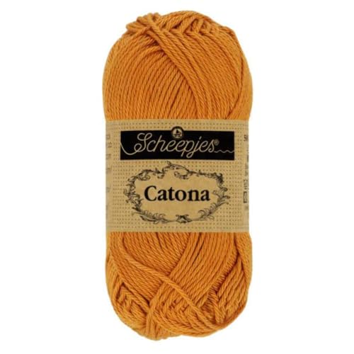 Scheepjes - Scheepjes 383 Ingwer Gold Catona Garn - 1x50g von Scheepjes