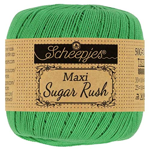 Scheepjes - Scheepjes 389 Apfel Grün Maxi Zucker Eilen Garn - 1x50g von Scheepjes